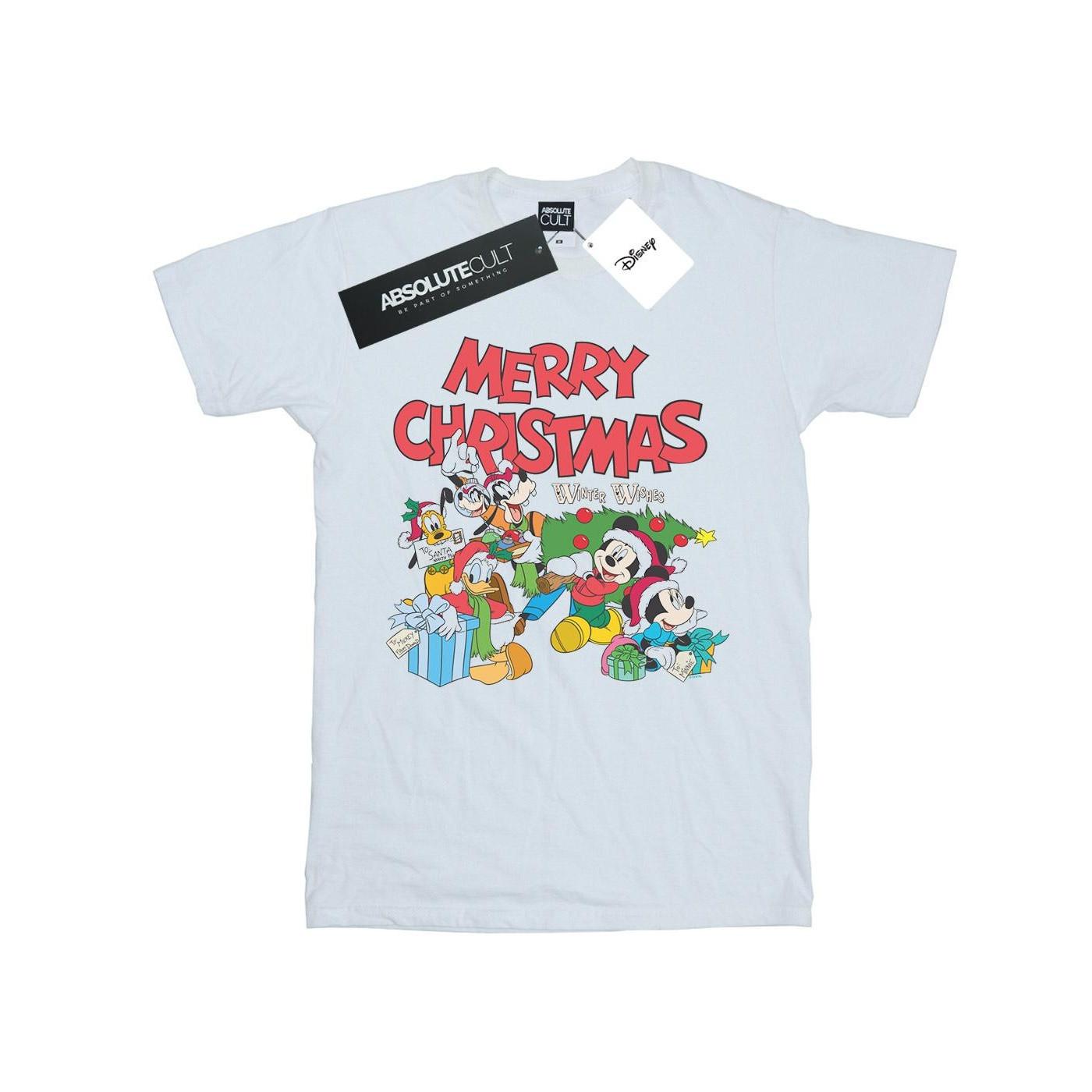 Disney  Mickey Mouse And FriendsWinter Wishes TShirt 