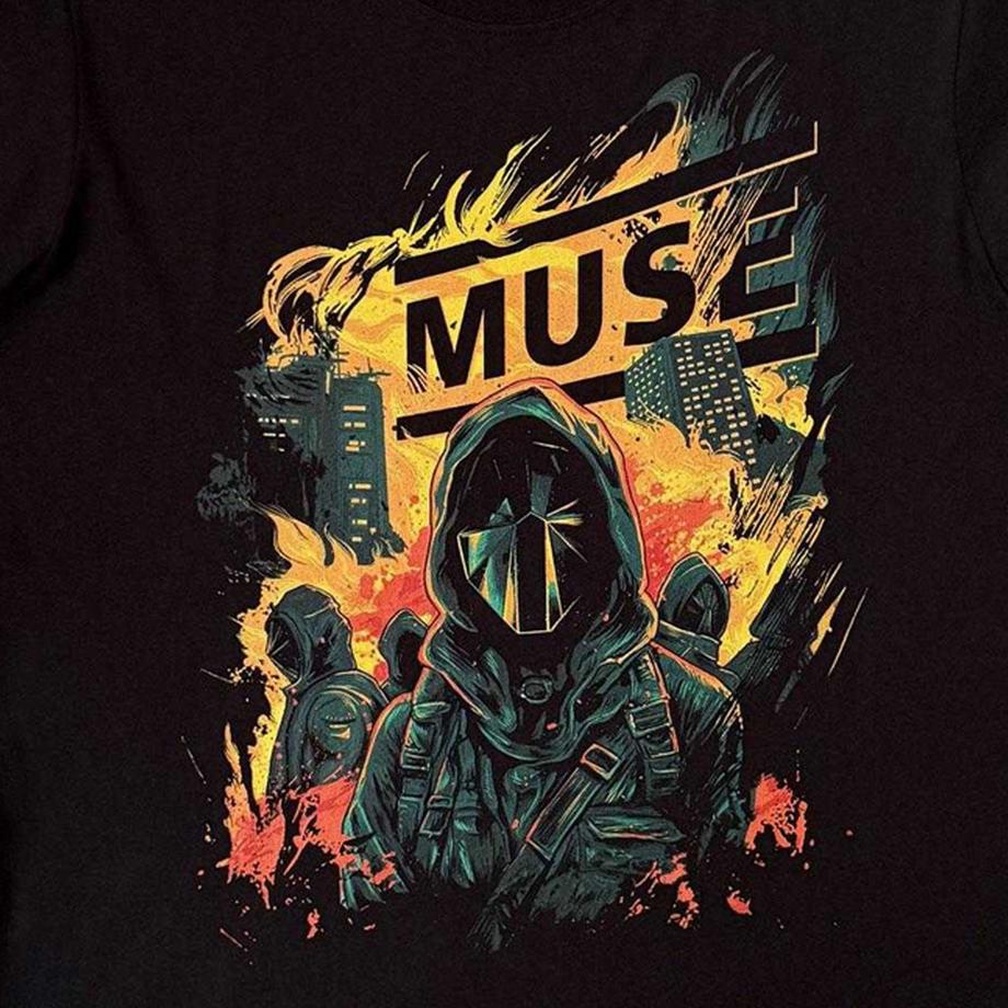Muse Bedrucktes T-Shirt  