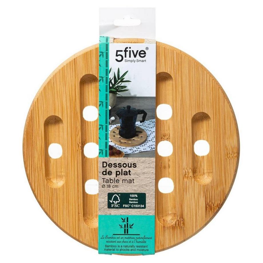 5five  Sets de table - bambou - 18 cm 