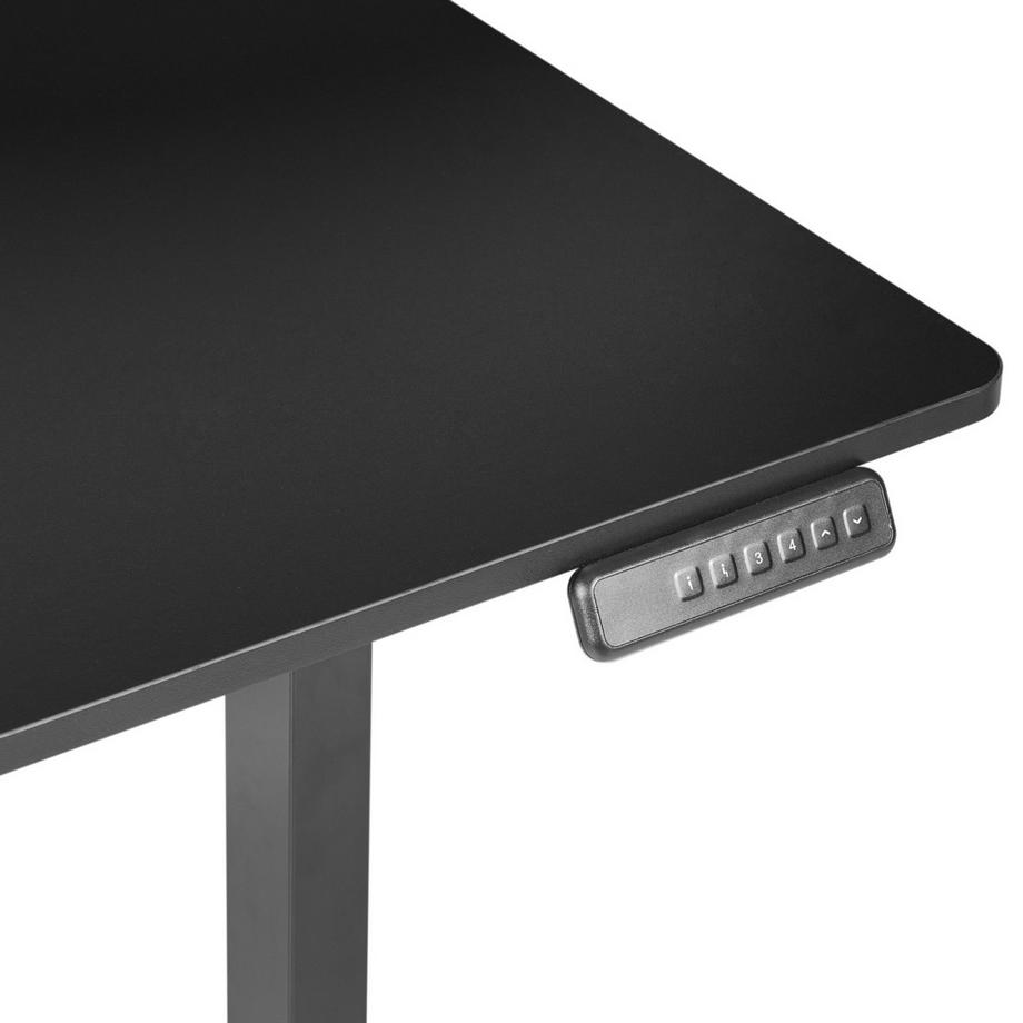 Beliani Bureau réglable en hauteur électriquement en Panneau de particules de bois  TAVARES  