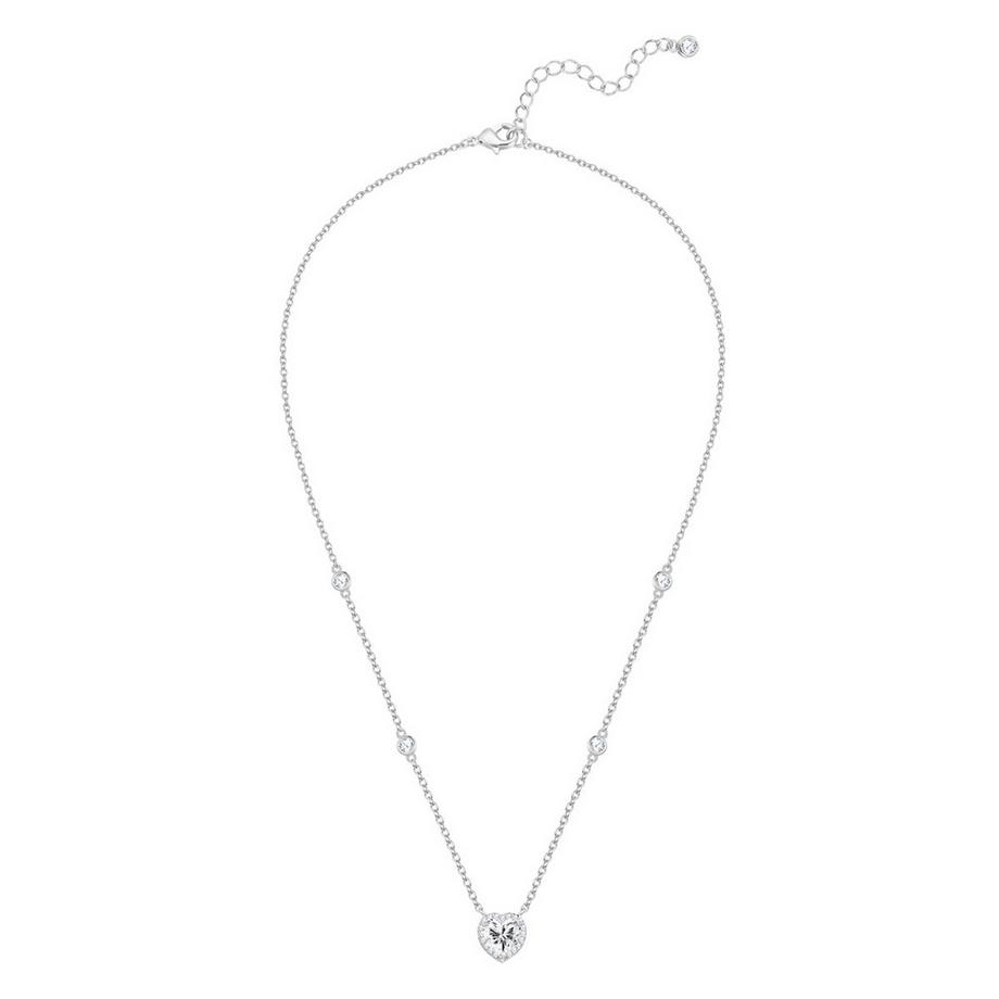 Lulu & Jane  Collier Cœur Laiton Zircon 