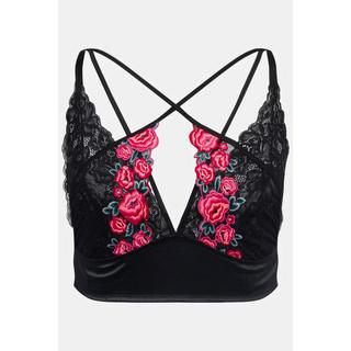 Ulla Popken Bralette Broderie Rose  