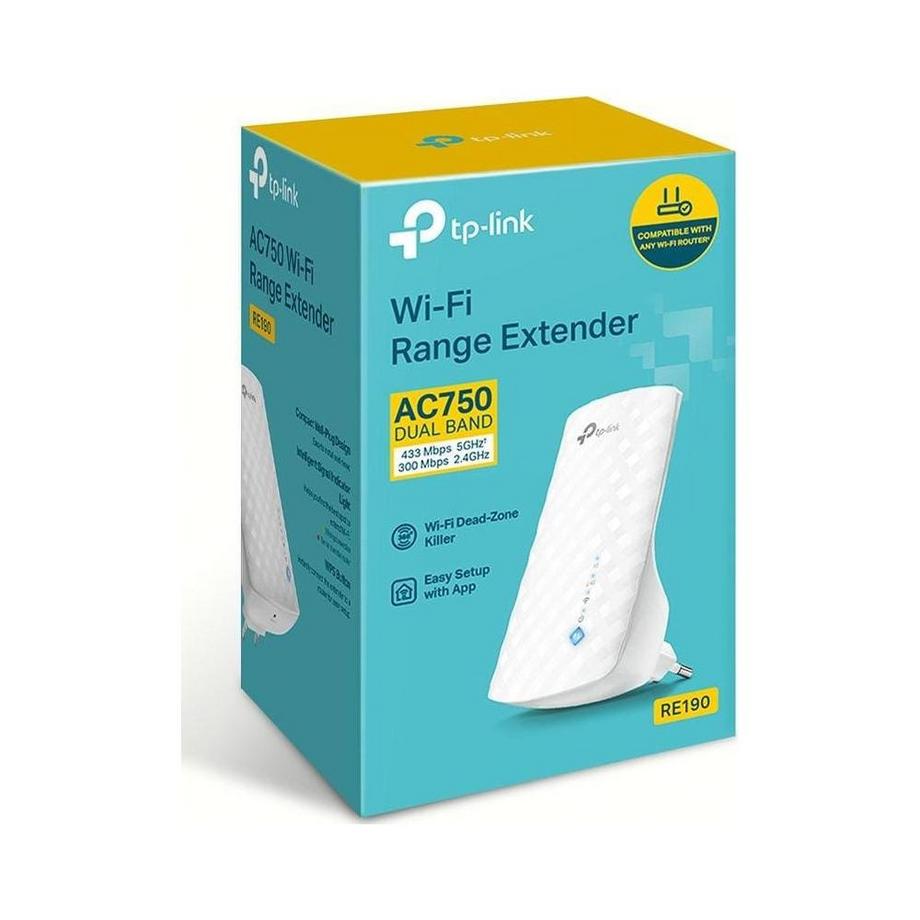 tp link  RE190 moltiplicatore di rete Ripetitore di rete Bianco 