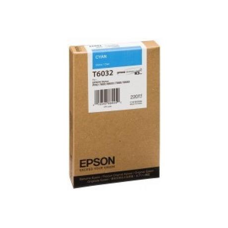 EPSON  EPSON Tintenpatrone cyan T603200 Stylus Pro 7880/9880 220ml 