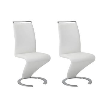 Lot de 2 chaises TWIZY Simili