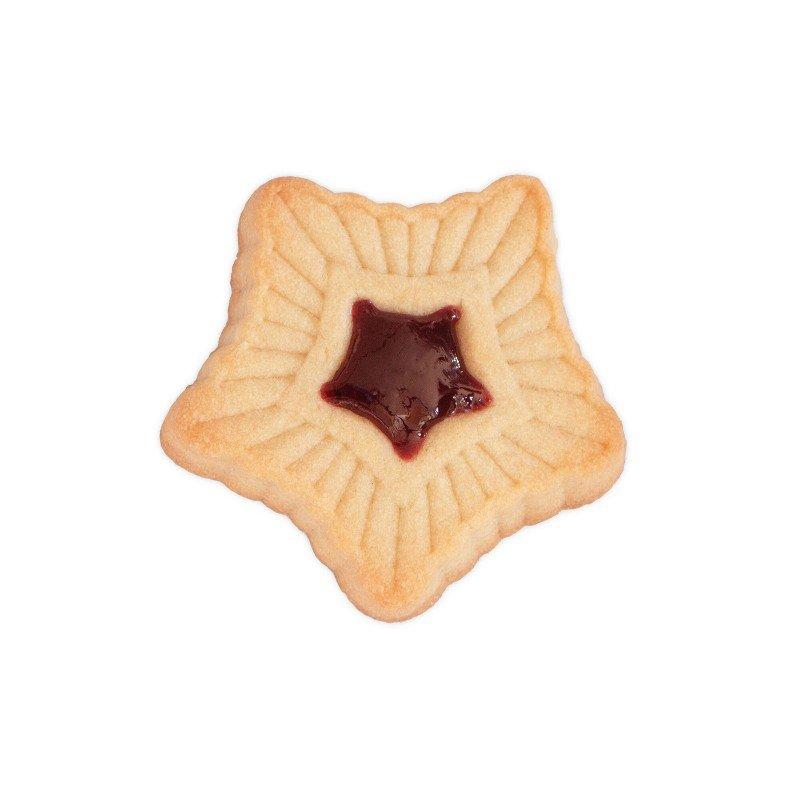 Städter Emporte-pièce avec éjecteur Étoile ondulée  