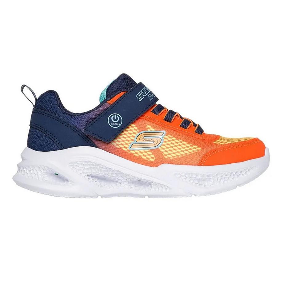 S Lights Flexglow Bolt Sneaker , Leder
