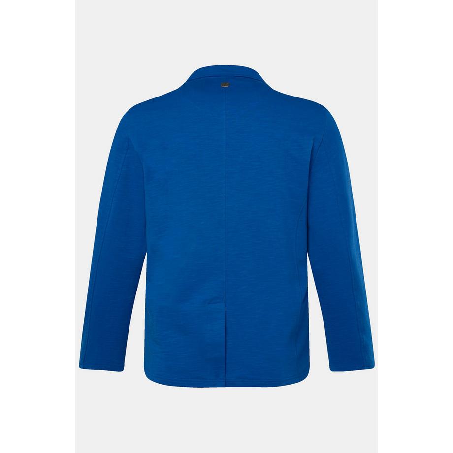 JP1880 Veston Molleton Flammé Col Revers Poches Plaquées  