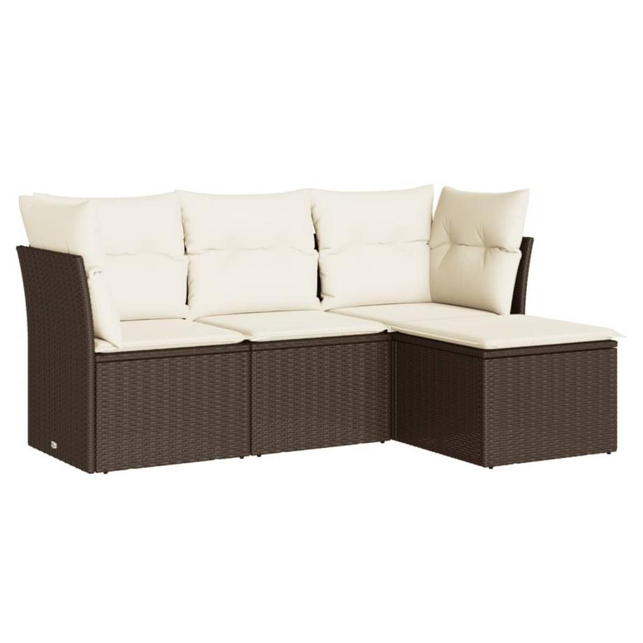 set divano da giardino Polirattan