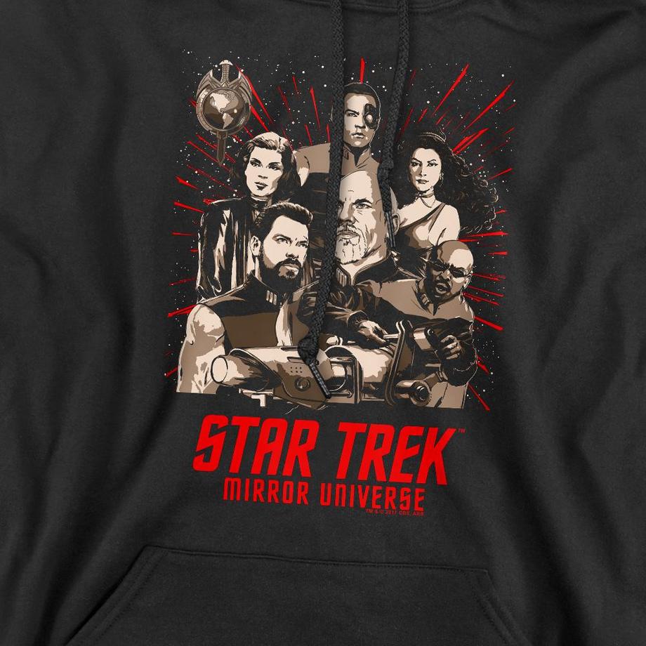 Star Trek Star Trek Mirror Universe Felpa con Cappuccio Stampa Grafica  