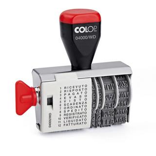 Colop COLOP Mehrtextstempel 4000WD/I 12 Texte Italienisch  
