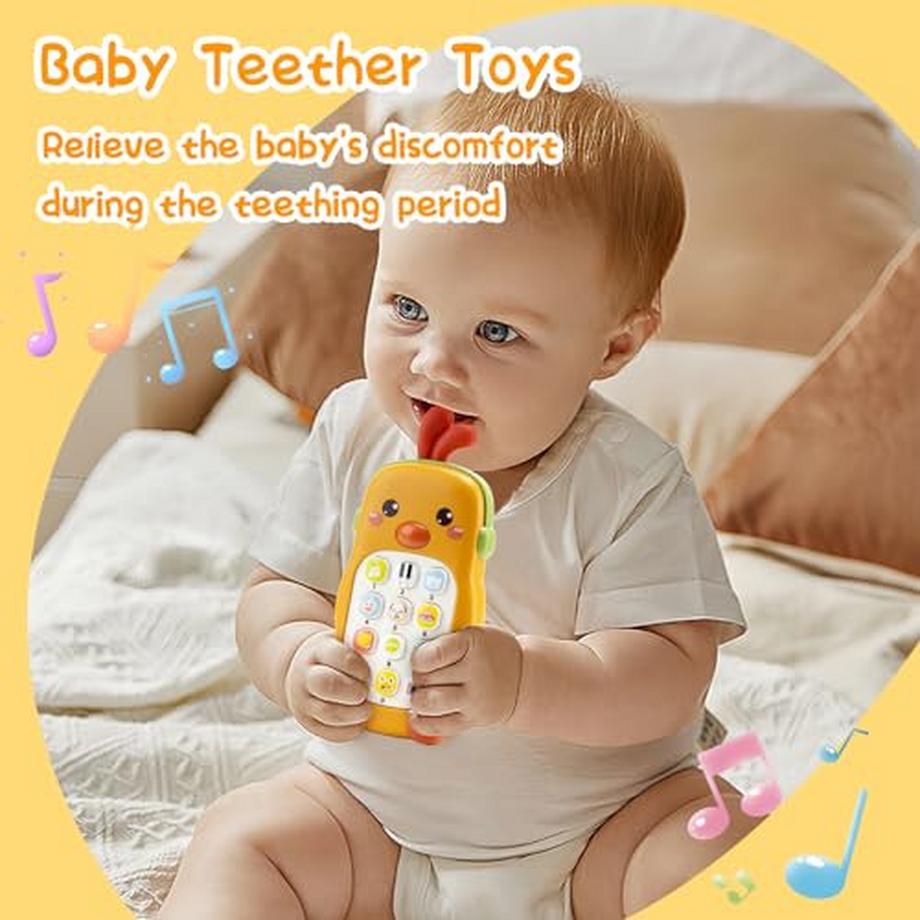 Activity-board  Babyhandy Musikspielzeug, Kinderhandy mit Musiklicht, englischem Ton und verschiedenen Melodien, Babyhandy 