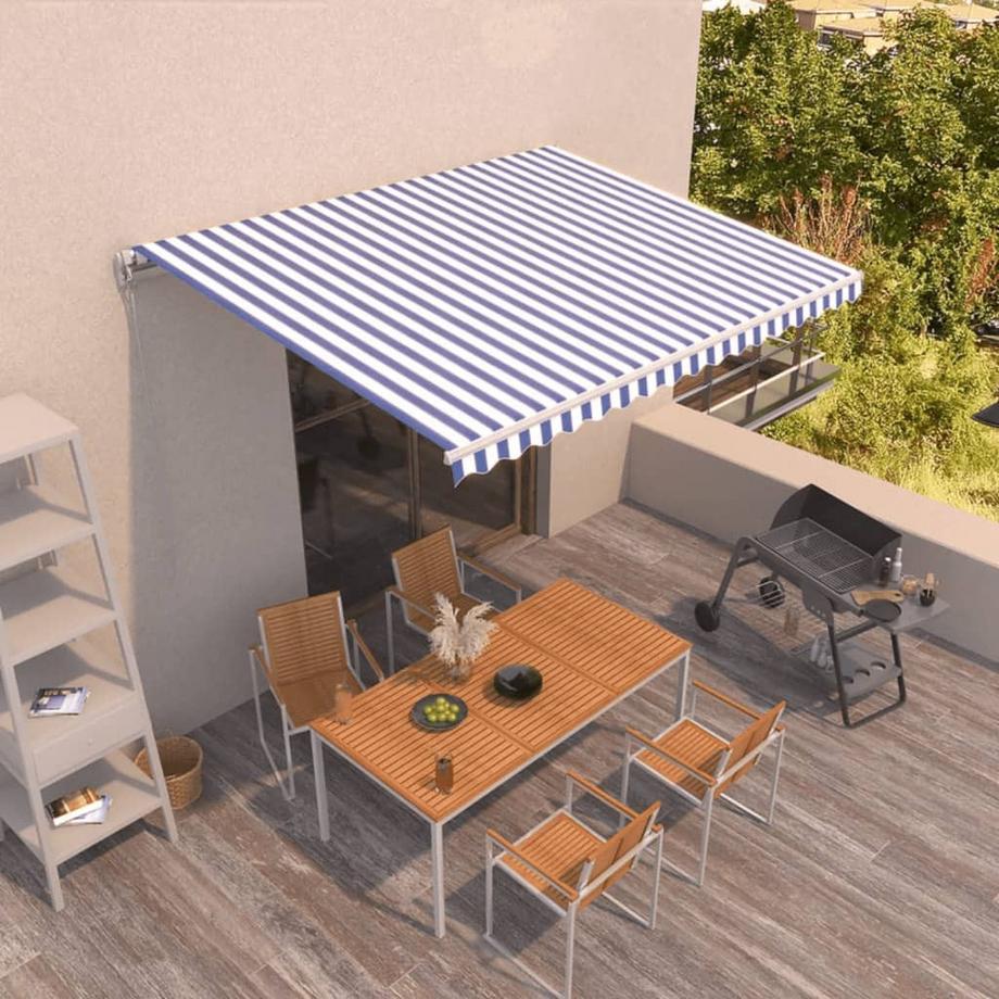 VidaXL Auvent rétractable aluminium  