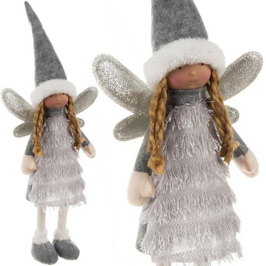 Ruhhy  Fée - figurine de Noël grise Ruhhy 22343 