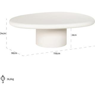 mutoni Table basse Bloomstone 110x90  