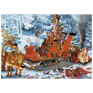 Piatnik  Puzzle Schlittenreparatur (1000Teile) 