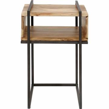 Table de chevet Edge acacia naturel