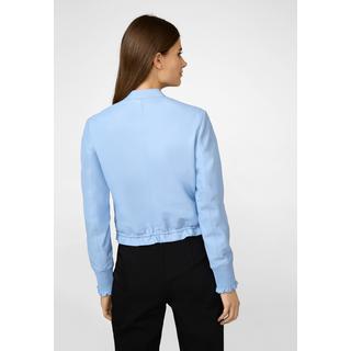 RICANO  Veste en cuir  Lilly, cropped avec cordon de serrage 