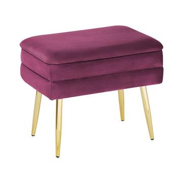 Banc de rangement en Velours Moderne ODESSA