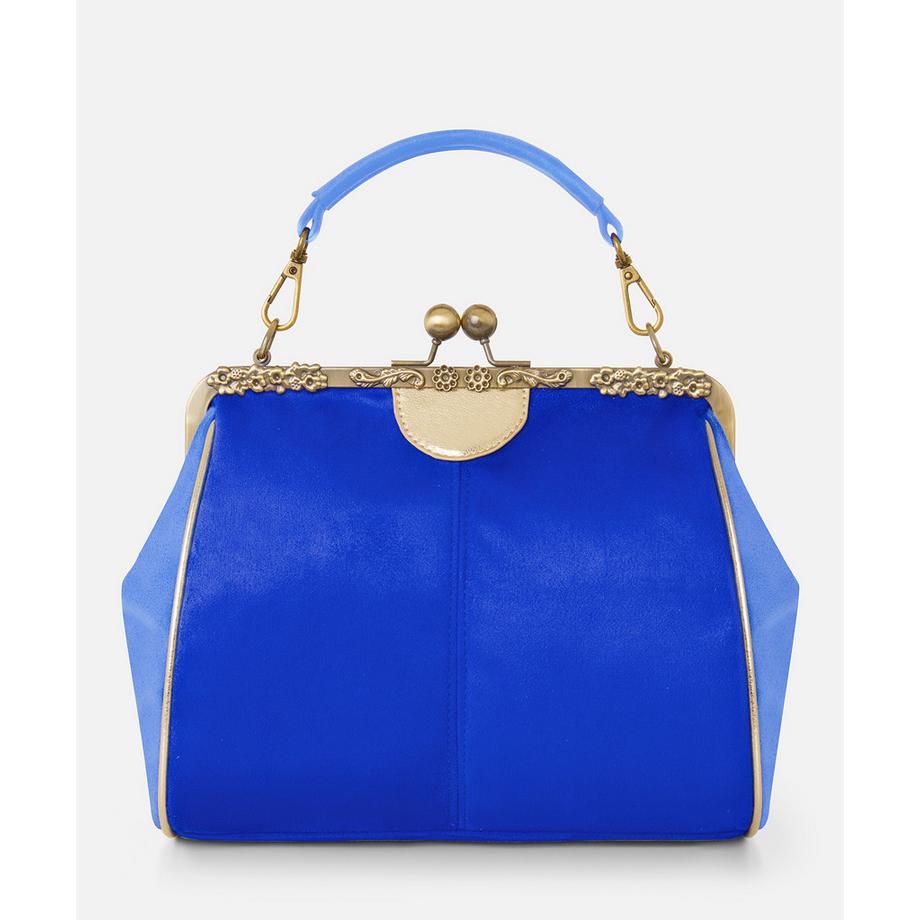 Handtasche mit Art-déco-inspiriertem Verschluss