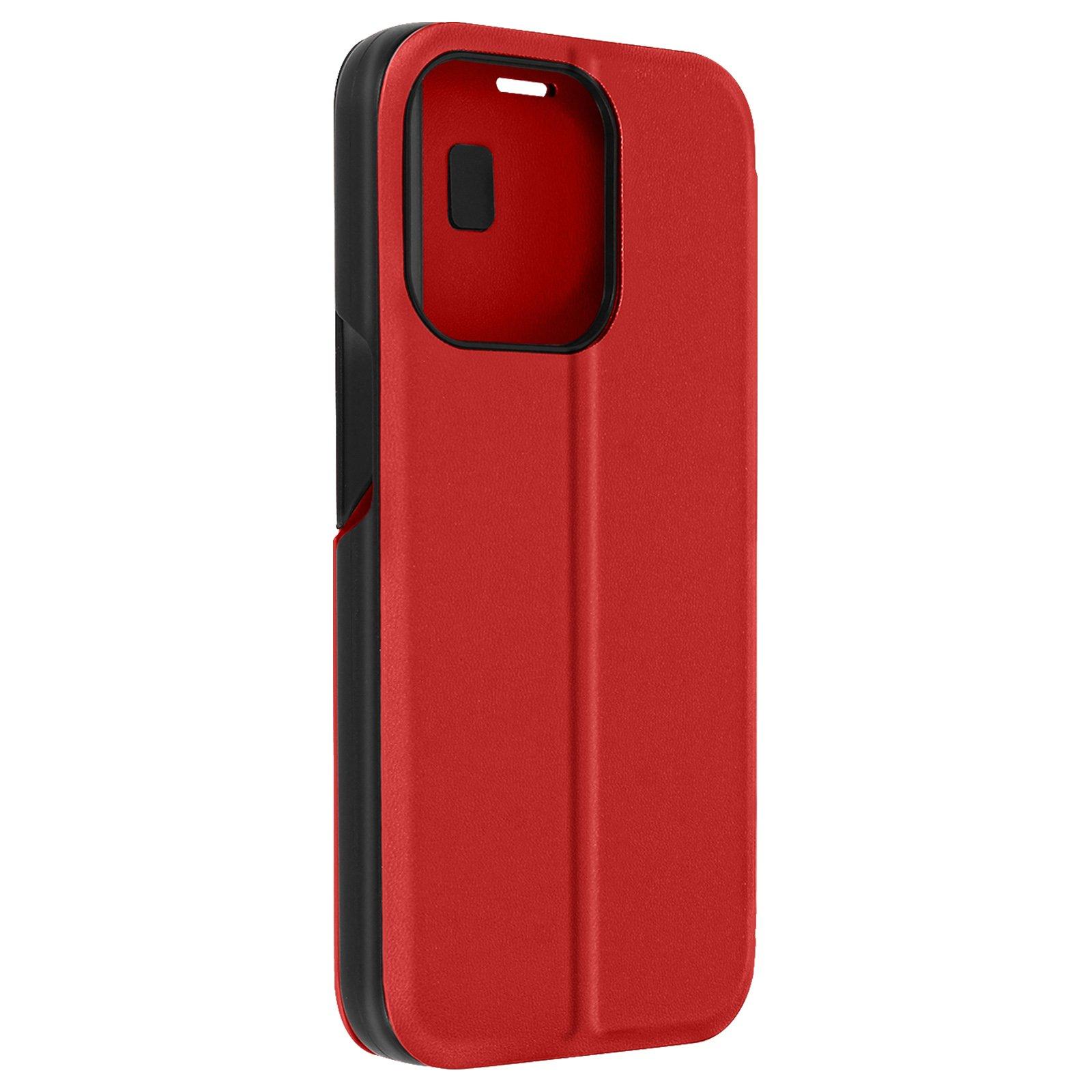 Avizar  Kunstlederetui iPhone 15 Pro Rot 