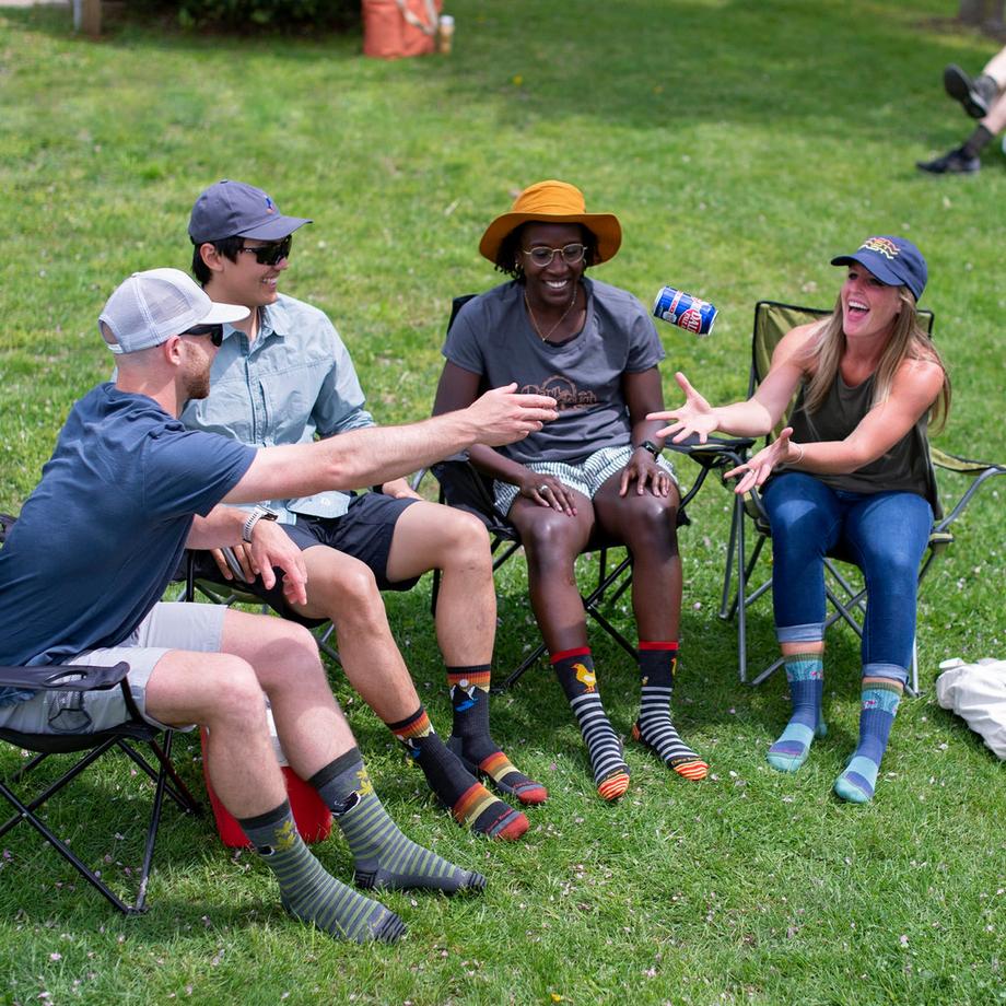 Darn Tough Vermont  Calze Uomo Micro Crew Leggere in Lana per Escursionismo 