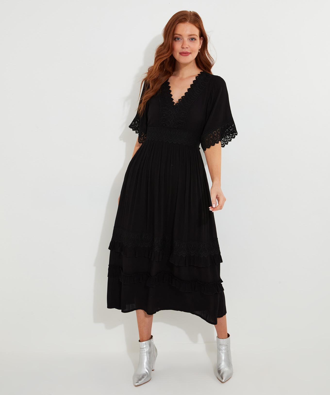 Joe Browns  Boho High-Low-Spitzenkleid 