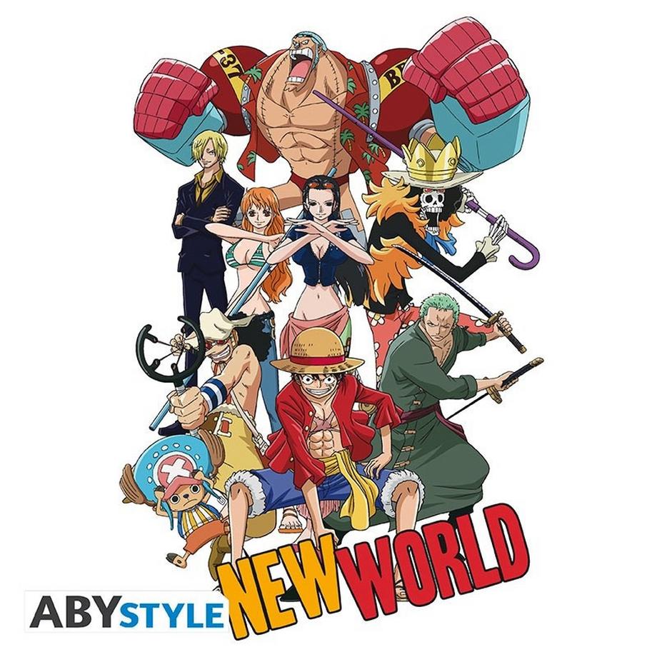 Abystyle One Piece New World Kurzarm T-Shirt  