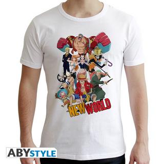 Abystyle One Piece New World Kurzarm T-Shirt  