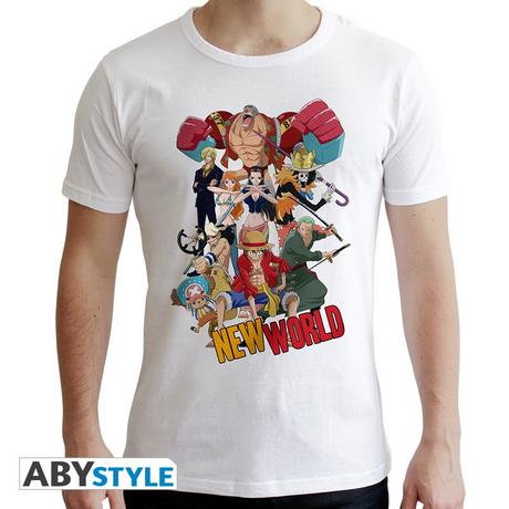 Abystyle One Piece New World Kurzarm T-Shirt  