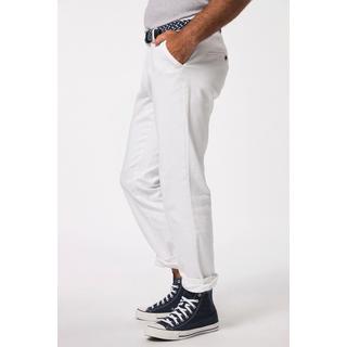 JP1880  Pantaloni chino con taglio speciale per l'addome, davanti liscio e gamba dritta, fino alla tg. 72 