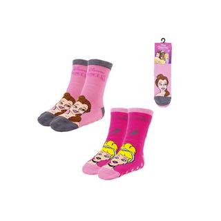 Disney  Chaussettes antidérapantes 2 pièces Princesse 