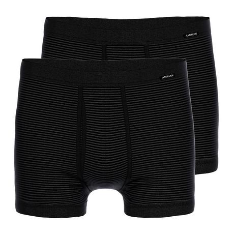 Ammann 2er Pack Feinripp Retro Shorts mit Eingriff  