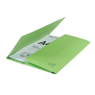 Exacompta Packung mit 50 Aktenmappen mit Verschlußkappe, Recycling-Karton 290g, 24x32cm für DIN A4, Forever  