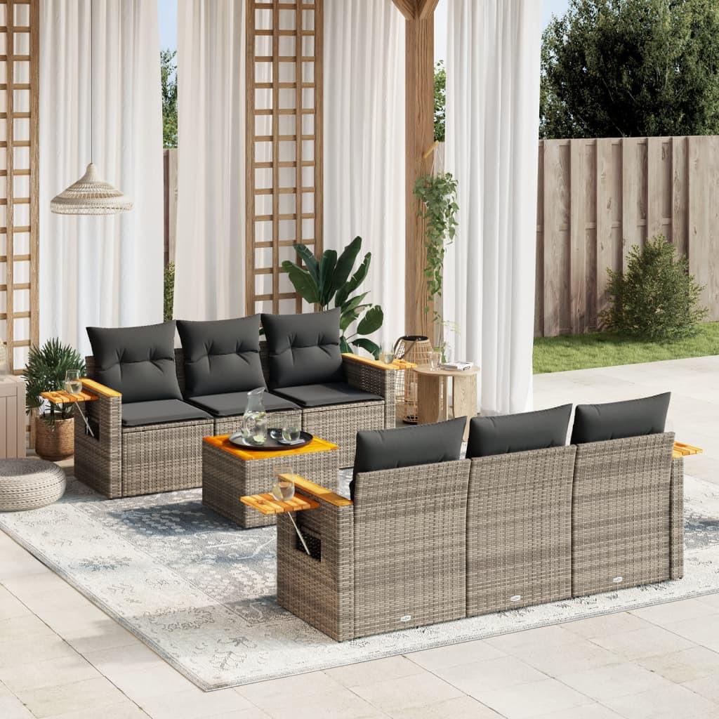 VidaXL Garten sofagarnitur poly-rattan  