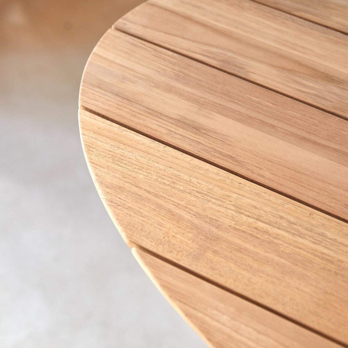 Tikamoon Ovaler Tisch aus Teak massiv 6 Pers. Paloma  