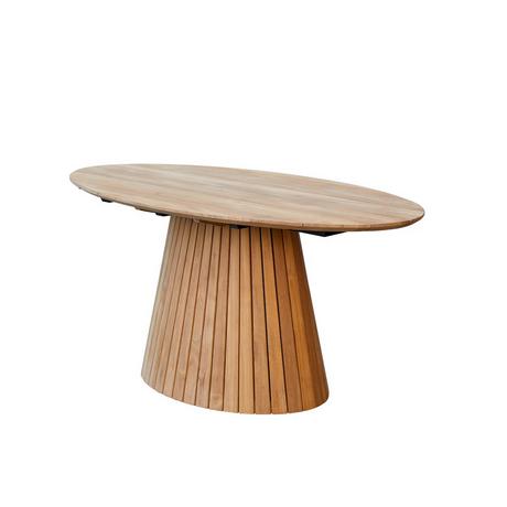 Tikamoon Ovaler Tisch aus Teak massiv 6 Pers. Paloma  