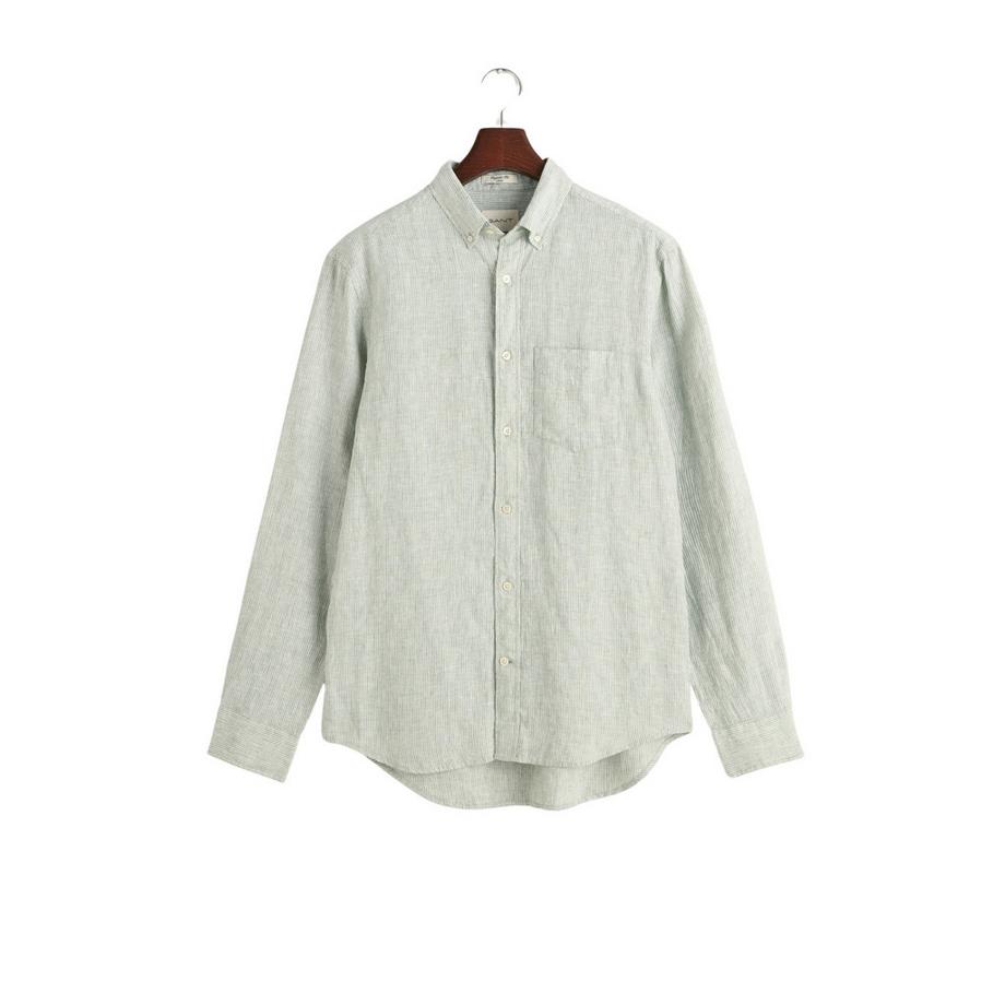 camicia a righe reg linen