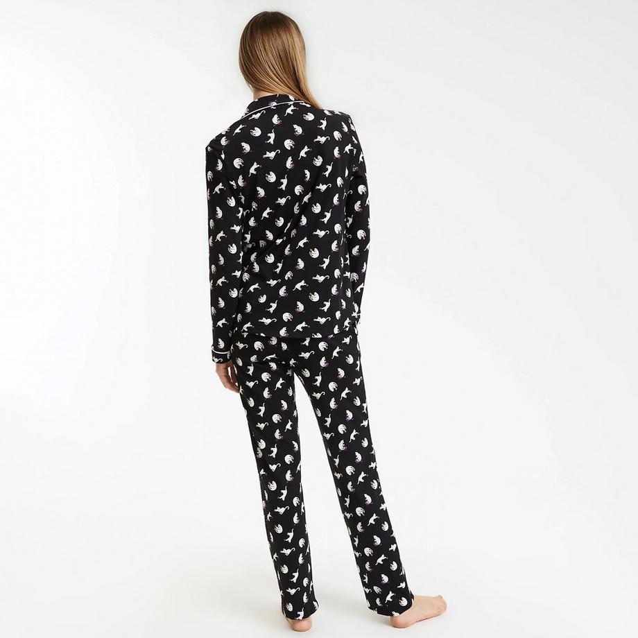 SO'HOME Pyjama à motifs de chats  