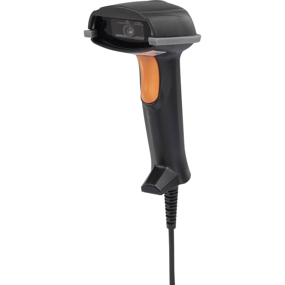 Renkforce  LS6302J USB Kit 2D Barcode-Scanner Kabelgebunden 1D, 2D LED Schwarz Hand-Scanner USB 1.1, US 