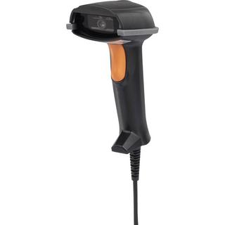 Renkforce  LS6302J USB Kit 2D Barcode-Scanner Kabelgebunden 1D, 2D LED Schwarz Hand-Scanner USB 1.1, US 