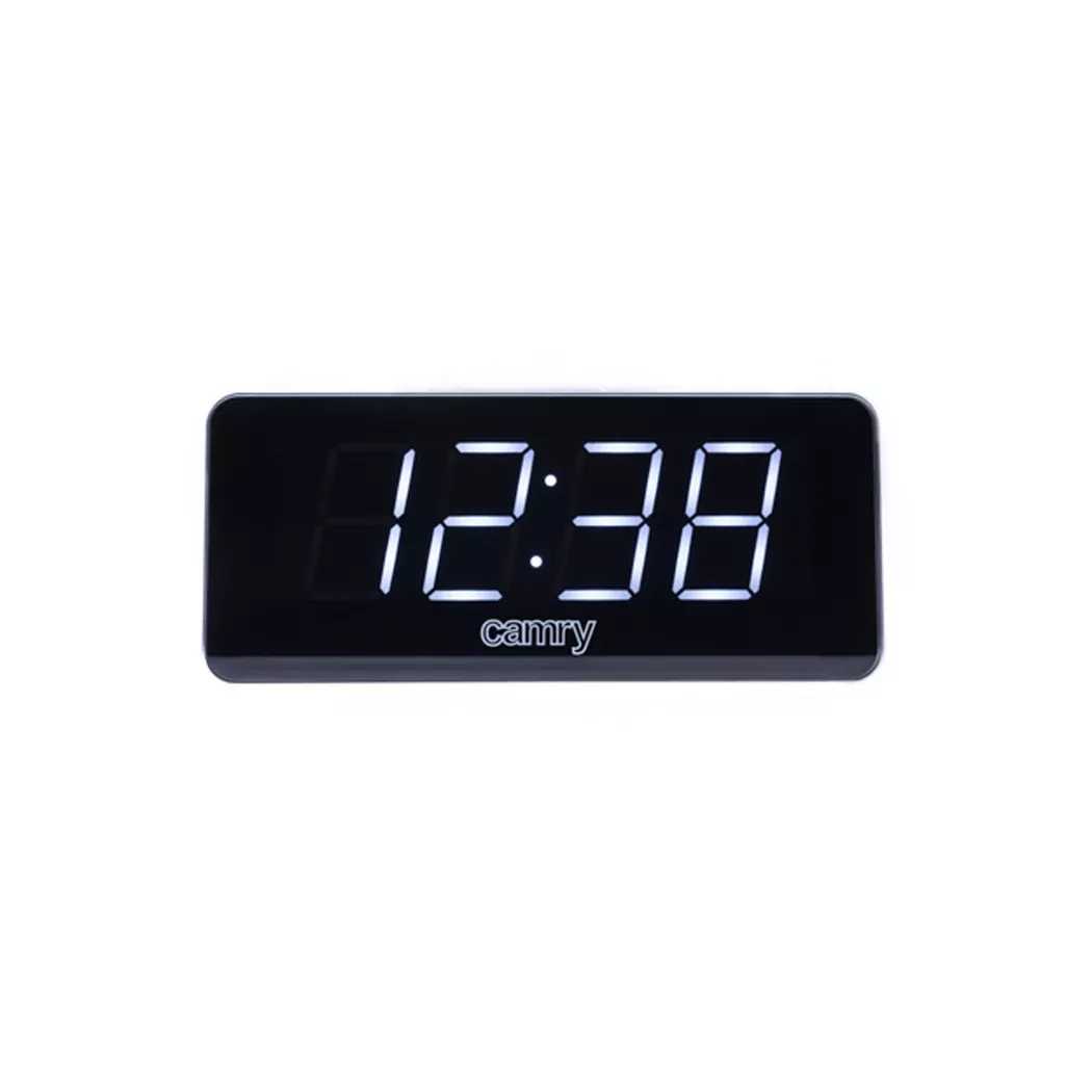 Camry CR1156 wekkerradio met PLL AM/FM radio, groot 1,8 LED-display, 2 alarmen, snooze-functie, slaaptimer