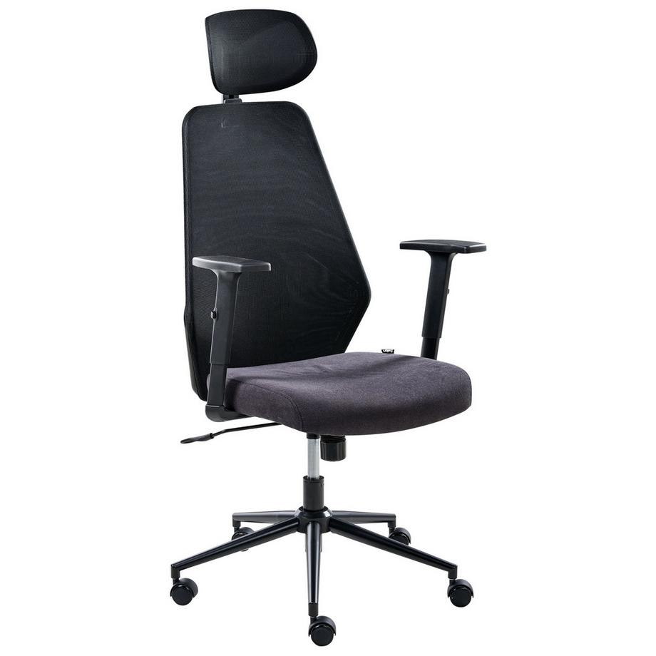 Beliani Sedia da ufficio en Tessuto a rete Moderno ORYN  