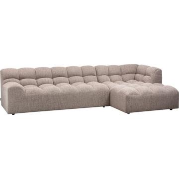 Ecksofa Allure rechts Webstoff grob meliert 324x165