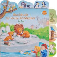 Suchbuch für kleine Entdecker. Im Zoo Kraushaar, Sabine (Illustrationen) Copertina rigida 