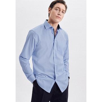 Chemise Business Regular Fit Manche longue A Rayures