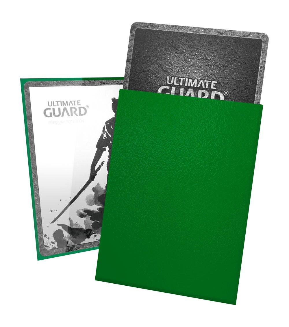 Ultimate Guard  Sleeves - 100 pieces Box - Katana - Standard - Green 