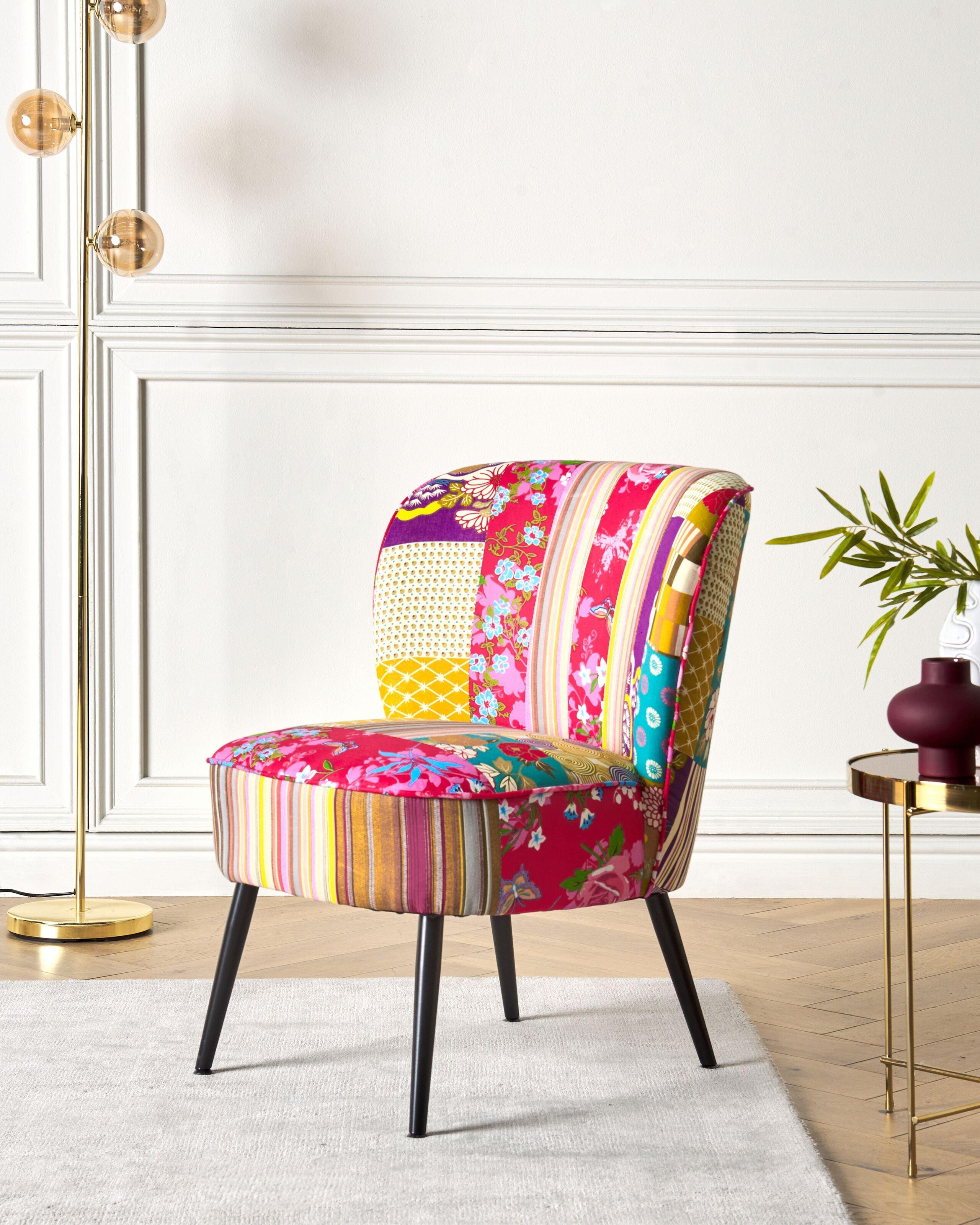 Beliani Fauteuil en Polyester Traditionnel VOSS  