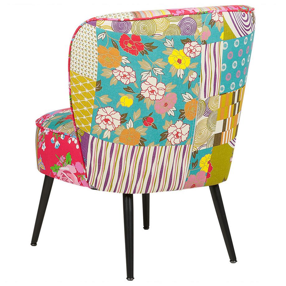 Beliani Sessel aus Stoff Boho VOSS  