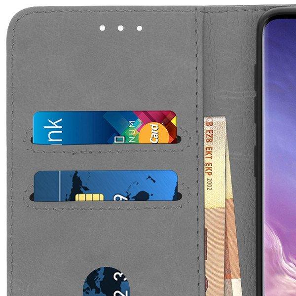 Avizar  Custodia Flip Galaxy S10 Grigio 